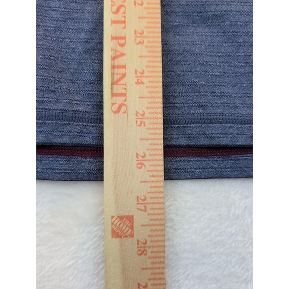 Rhone Sentry Blue Heather V Neck Performance Workout T Shirt Small STH--182 - Picture 5 of 9